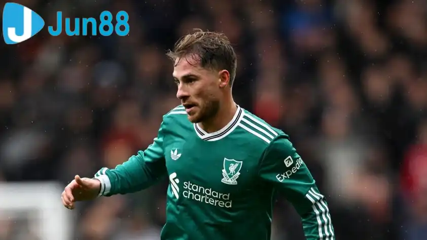 Mac Allister có thể sẽ được cho nghỉ trong trận đấu với MU sắp tới (Ảnh: CLB)