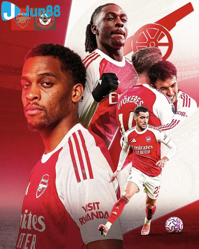 Arsenal đối đầu Brentford (Ảnh: Eurosport) Arsenal đối đầu Brentford (Ảnh: Eurosport)